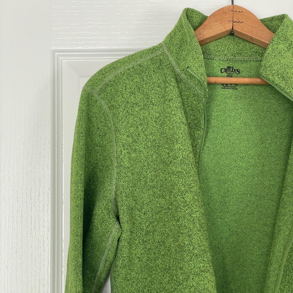 Green Hot Chillys Full Zip Jacket